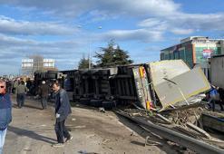 Samsun'da 4 aracın karıştığı kaza; 1 ölü, 3 yaralı