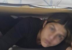 107 suç kaydı bulunan şüpheli, bazanın altında yakalandı