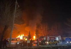 Diyarbakır’da kafede yangın