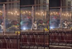 Sultangazi’de taksi şoförü cadde ortasında darbedildi