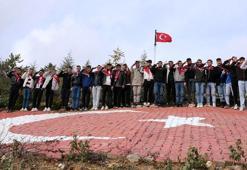 Asker adaylarının 'ilk bayrak nöbeti'