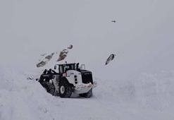 Şırnak'ta karla mücadele ekipleri eksi 14 derecede de sahada