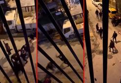 Alanya'da bıçaklı ve zincirli kavga kamerada; 7 gözaltı