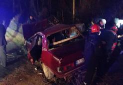 Otomobil, kaza yapan araca çarptı; 5 yaralı