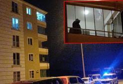 5'inci kattaki dairenin balkonuna yorgun mermi isabet etti