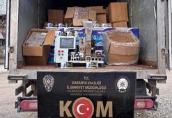Sakarya'da 670 kilo kaçak tütün ile 483 bin makaron ele geçirildi