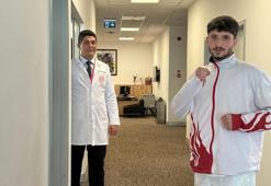 Spor cerrahisi ameliyatından 5 ay sonra şampiyon oldu