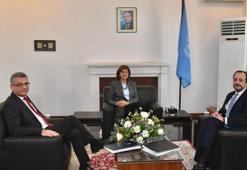 KKTC Cumhurbaşkanı Erhürman, GKRY lideri Hristodulidis ile görüştü