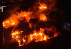 Bursa'da kimyasal yüzey kaplama fabrikasında yangın