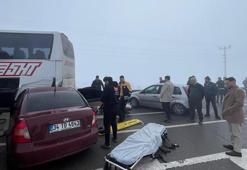 Sivas'ta 4 araç zincirleme kazaya karıştı; 7 yaralı