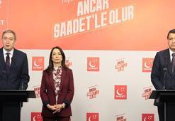 DEM Parti heyeti, Saadet Partisi Genel Başkanı Arıkan'ı ziyaret etti