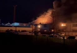 Düzce’de strafor fabrikasında çıkan yangın kontrol altında