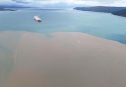 Çanakkale Boğazı'nda denizin rengi kahverengiye döndü