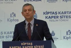 Özgür Özel, Kartal'da kentsel dönüşüm anahtar teslim töreninde konuştu