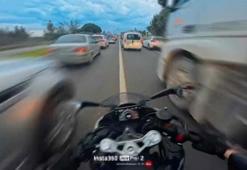Motosikletiyle trafiği tehlikeye atıp, bu anların görüntülerini sanal medya paylaşan sürücüye ceza