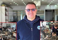 Oto yıkama işi yaptığı sanayide, hobisini geliştirip elektrikli bisiklet tamir ustası oldu