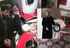 Boşanma aşamasındaki eşini darbedip, eşyalarını kıran şüpheli tutuklandı