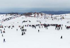 Yaylada Dünya Kar Motosikleti Şampiyonası heyecanı