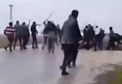 Şanlıurfa’da taş, sopa ve kürekli kavga kamerada: 7 yaralı