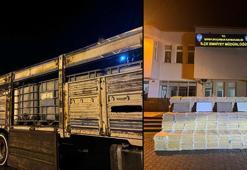 Ankara'da su tanklarında gizlenmiş 1,8 milyon adet dolu makaron ele geçirildi