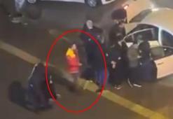 Polis, el bombası ele geçirilen araçtaki şüphelileri akaryakıt istasyonu çalışanlarının kıyafetini giyip yakalamış