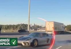 300 kilometrenin üzerinde hız yaparak drift atan sürücü yakalandı