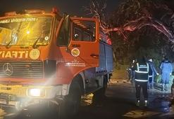 Bodrum’da sağanak; araç dereye kapıldı, evleri su bastı