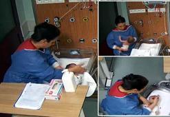 Kahramanmaraş’ta, hemşirenin başka bir bebeği daha darbettiği görüntüler ortaya çıktı