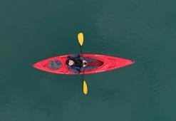 Tortum Gölü'nde kano keyfi