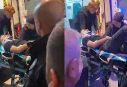 Firari hükümlü, yakalanmamak için 2'nci katın balkonundan atladı