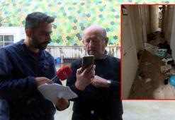 8 aydır kirasını ödemedikleri daireyi 'çöp eve' çevirdiler