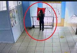 Diyarbakır’da 5’inci sınıf öğrencisinin 'bayrak' hassasiyeti kamerada