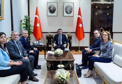 Cevdet Yılmaz, YASED Başkanı Demirözü'nü kabul etti