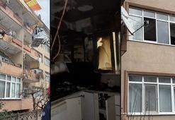 Apartman dairesinde çıkan yangında evli çift dumandan etkilendi