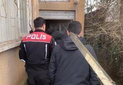Cezaevinden çıktıktan sonra balkondan girdiği evde yaşayan şüpheliye polis baskını