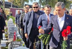 Özgür Özel, deprem şehitliğini ziyaret etti