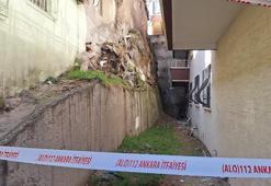 Ankara'da toprak kayması; 4 katlı bina ve gecekondu tahliye edildi