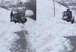 Van'da çığ düştü; kardan temizlenen yol yeniden kapandı