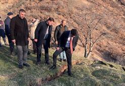 Sivas'ın Koyulhisar ilçesinde heyelan