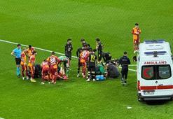 Galatasaray - İstanbulspor maçında korku dolu anlar