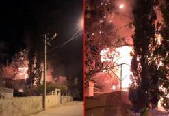 Adana'da ev yangını