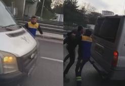 Büyükçekmece'de tartıştığı kişinin aracına saldıran şüpheli yakalandı