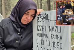 DHA muhabiri İzzet Nazlı, depremin 3'üncü yıl dönümünde mezarı başında anıldı