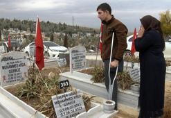 Malatya’da, depremde kaybettikleri yakınlarının mezarlarını ziyaret edip gözyaşı döktüler