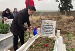Hatay'da depremde ölen polis memuru, eşi ve çocukları dualarla anıldı