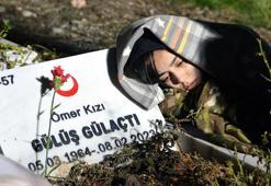 3 yıl öncesine kadar dizinde yattığı babaannesinin mezar taşına başını yaslayıp, geçmişi yad etti