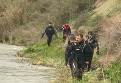 Asi Nehri’nde kaybolan Karakaya’yı arama çalışmaları 4’ncü gününde