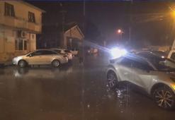 Silivri'de sağanak etkili oldu