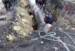 İSKİ'nin çalışması sırasında kayan toprağın altında kalan işçi kurtarıldı