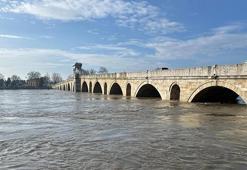 Meriç Nehri'nde su seviyesi arttı; DSİ 'turuncu alarm' uyarısında bulundu